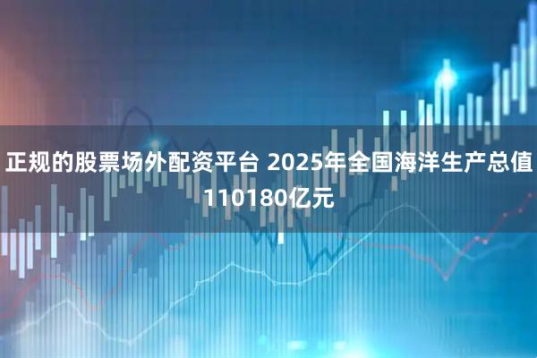 正规的股票场外配资平台 2025年全国海洋生产总值110180亿元